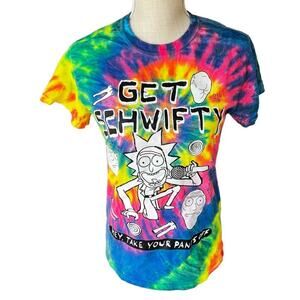 Rick and Morty. Get Schwifty T-shirt.  Size small